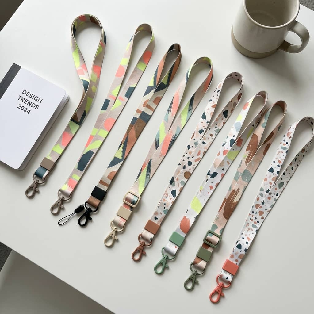 Top 10 Tendências de Design para Crachás e Cordões em 2024