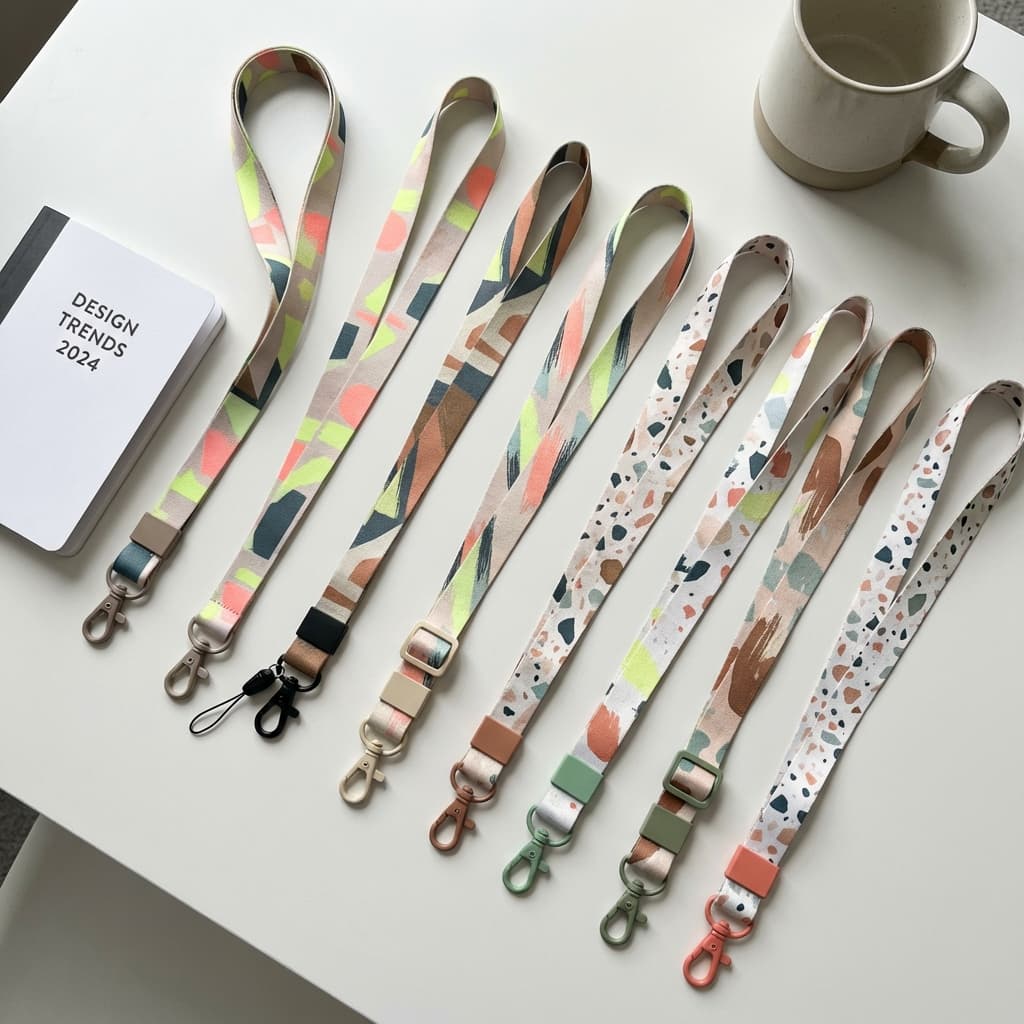 Top 10 Tendências de Design para Crachás e Cordões em 2024