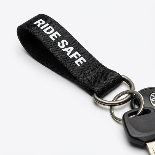 Fabricação de cordões para crachá em Joinville - Cordão Chaveiro Moto
