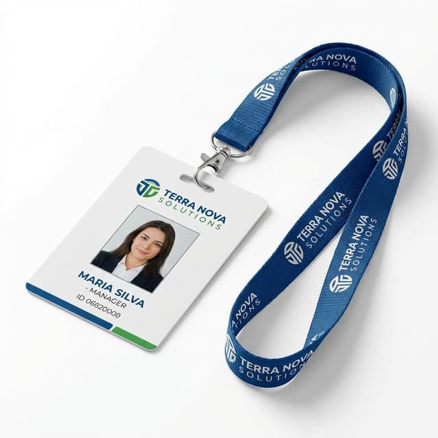 Fabricação de cordões para crachá em Cacoal - Credencial e Crachá em PVC