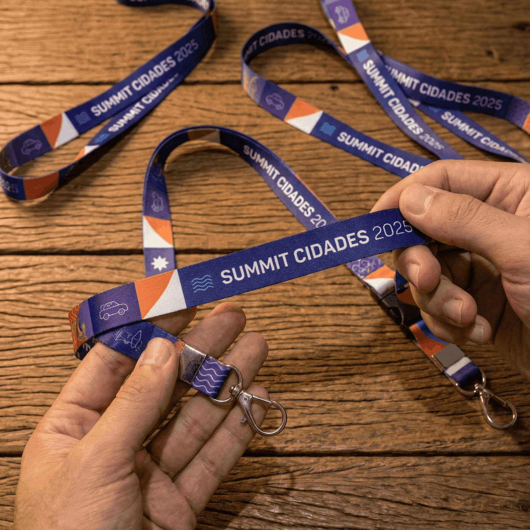 Lanyards personalizados em Macaíba - Case de Sucesso: Summit Cidades 2025